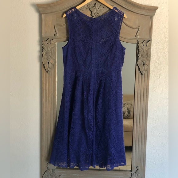 Adrianna Papell 18W Royal Blue wedding guest special occasion dress - Picture 5 of 13